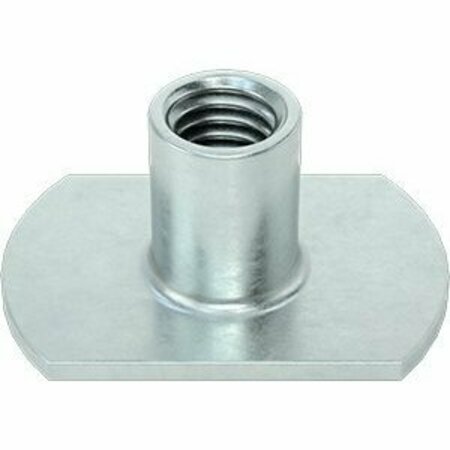 BSC PREFERRED Steel Narrow-Base Weld Nut M5 x 0.8 mm Thread Size, 50PK 90594A320